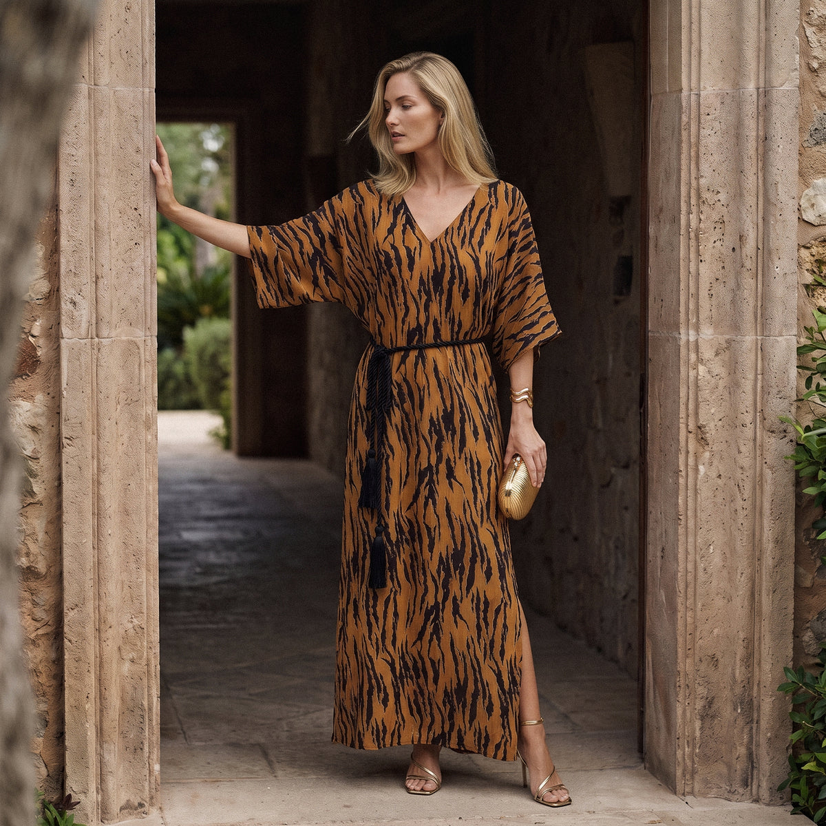 Maddisson, Animal print relaxed fit dress